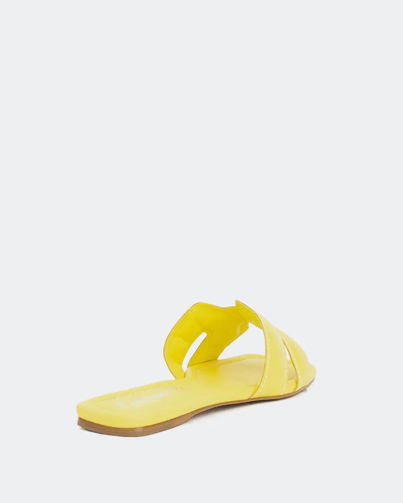 Placida Cuir Jaune