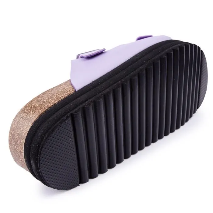 Sandales Plum pour femme à semelle végétalienne | Lilas