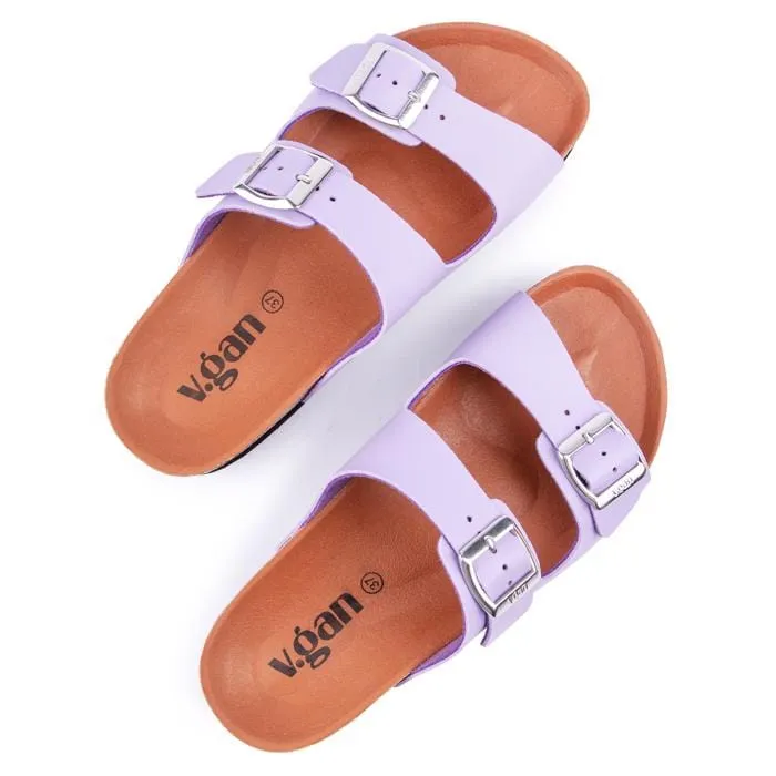 Sandales Plum pour femme à semelle végétalienne | Lilas