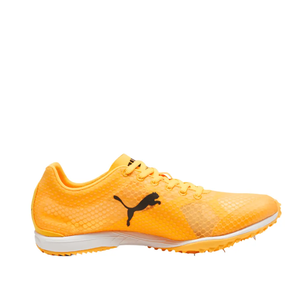Chaussures de course Puma Unisex EvoSpeed Haraka 8 en Sunstream/PUMA Noir/PUMA Blanc SS25 Chaussures_Puma-Running