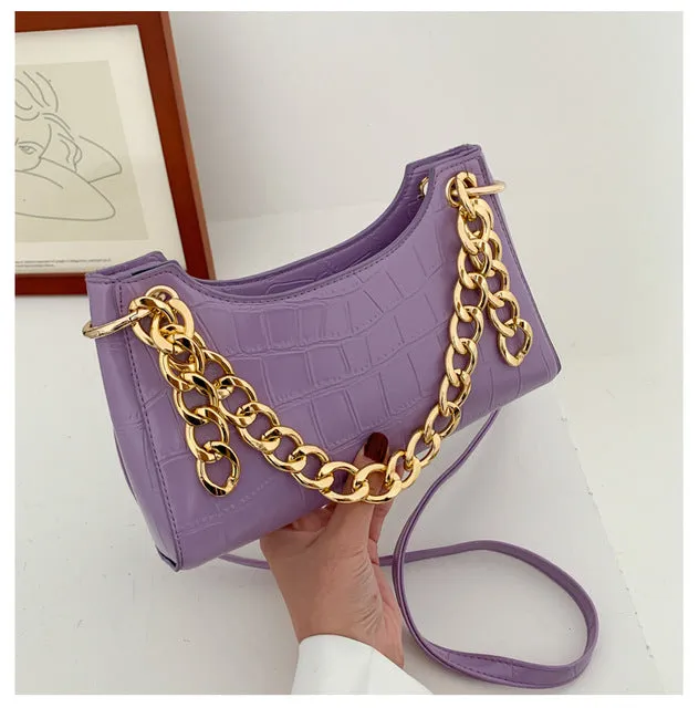 Sacs fourre-tout violets pour femmes, sac à main vintage, mini sac à bandoulière en cuir, sac rétro pour femmes, motif pierre, porte-monnaie féminin, sacs Fashion Nova