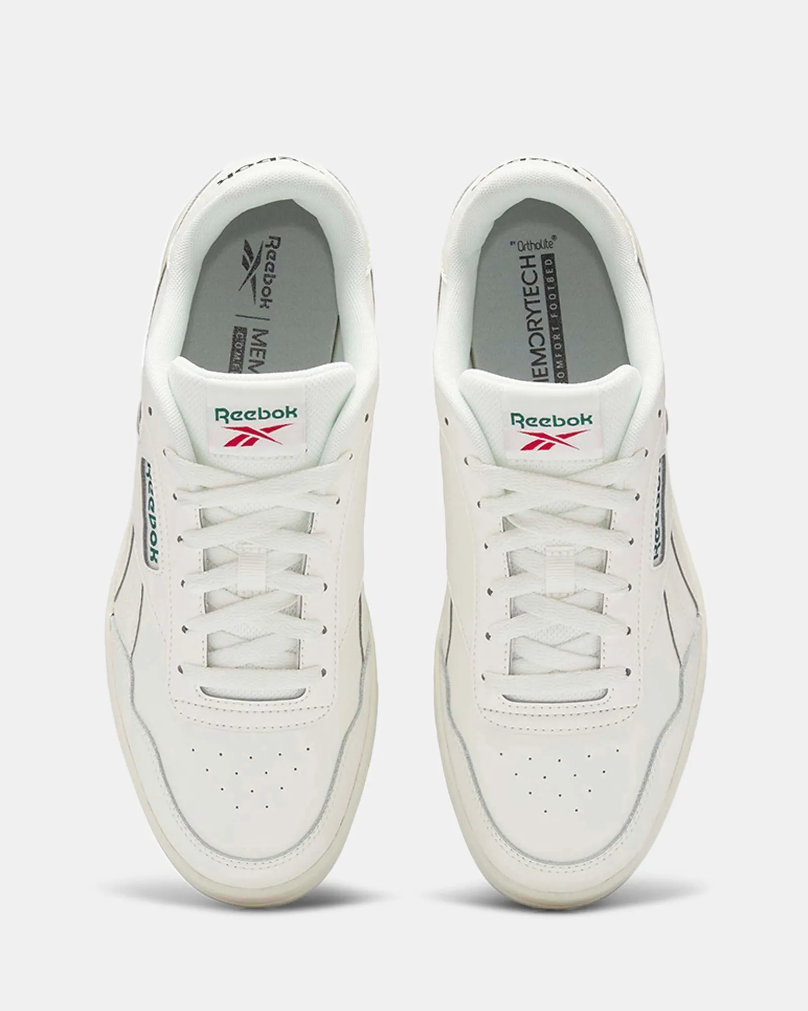 Reebok Court Advance Craie/Vert Foncé/Rouge Flash