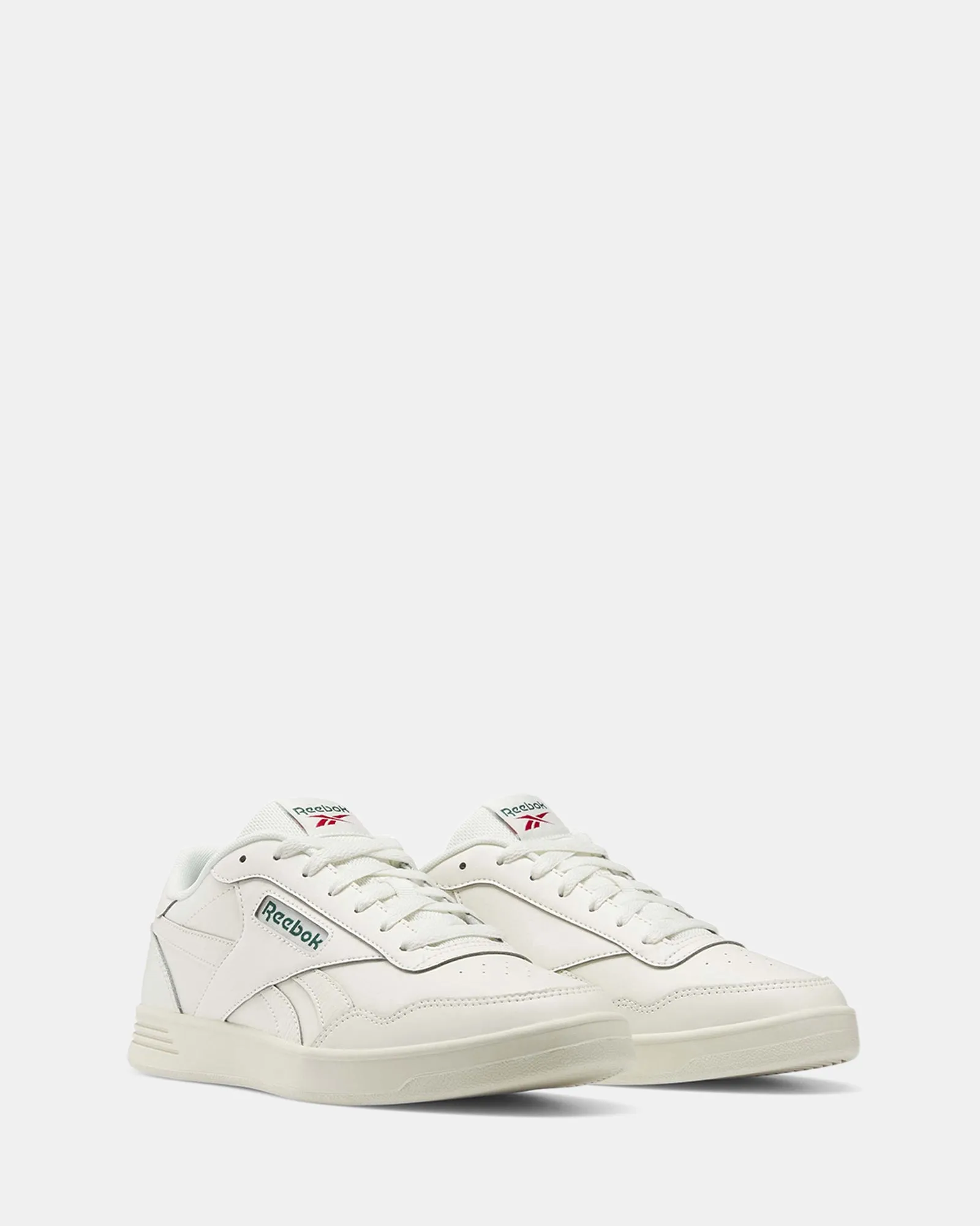 Reebok Court Advance Craie/Vert Foncé/Rouge Flash