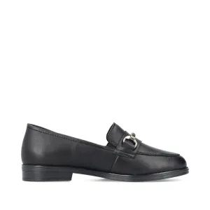 Rieker Shoes 46262-01 Black Slip On