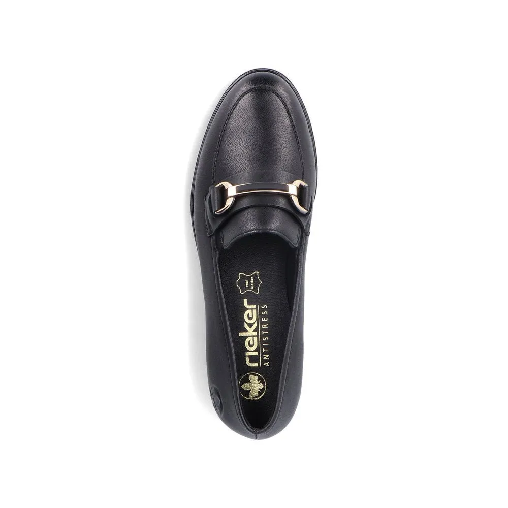 Rieker Shoes 46262-01 Noir Mocassin
