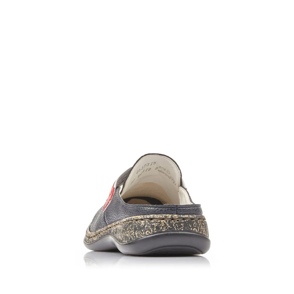 Rieker Chaussures 46393-15 Marine/Rouge