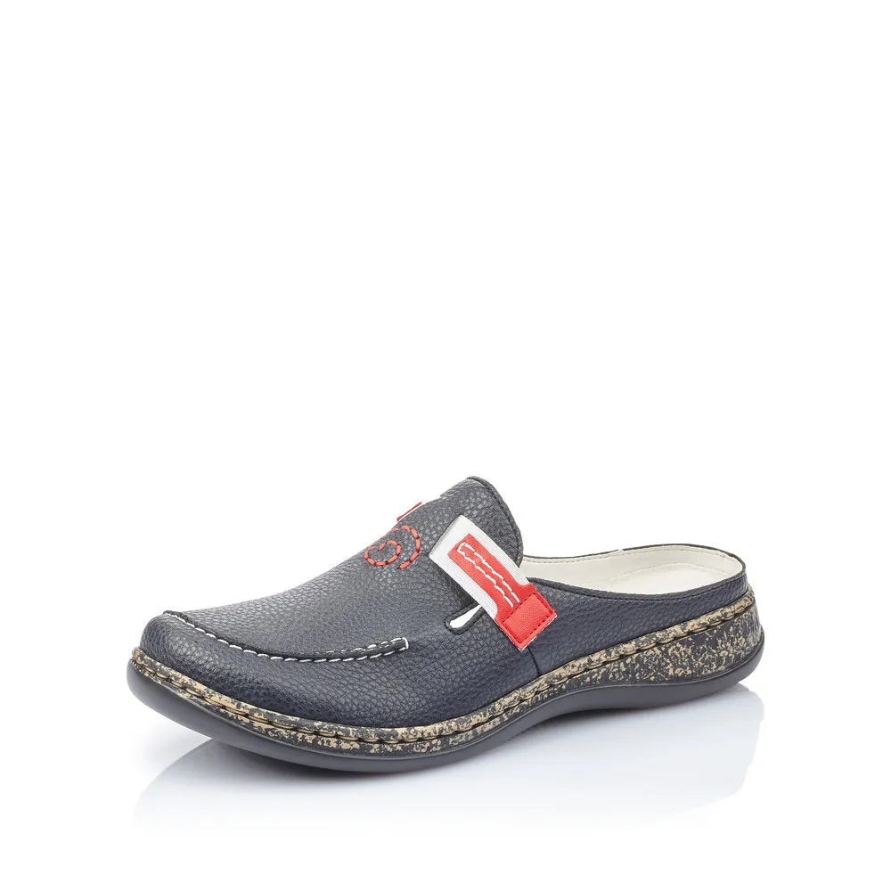 Rieker Chaussures 46393-15 Marine/Rouge