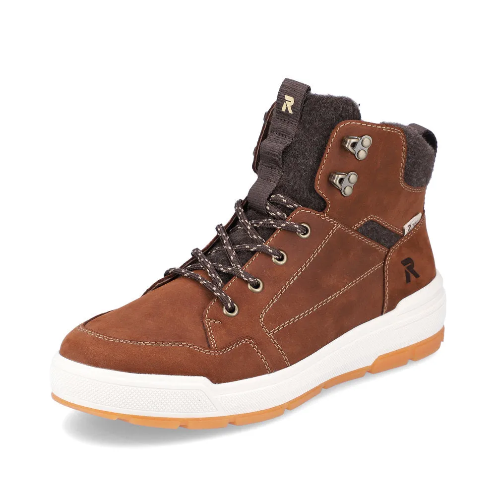 Chaussures Rieker U0070-22 Sneaker à fermeture éclair marron