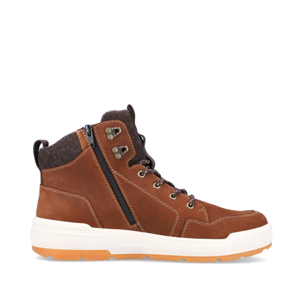 Chaussures Rieker U0070-22 Sneaker à fermeture éclair marron