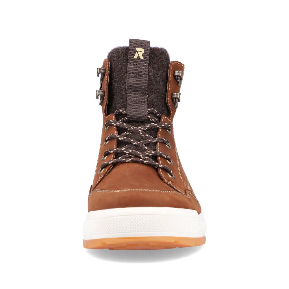 Chaussures Rieker U0070-22 Sneaker à fermeture éclair marron