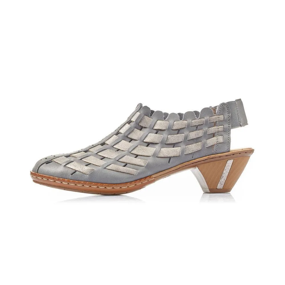Rieker Femme 46778-13 Sina Bleu/Étain