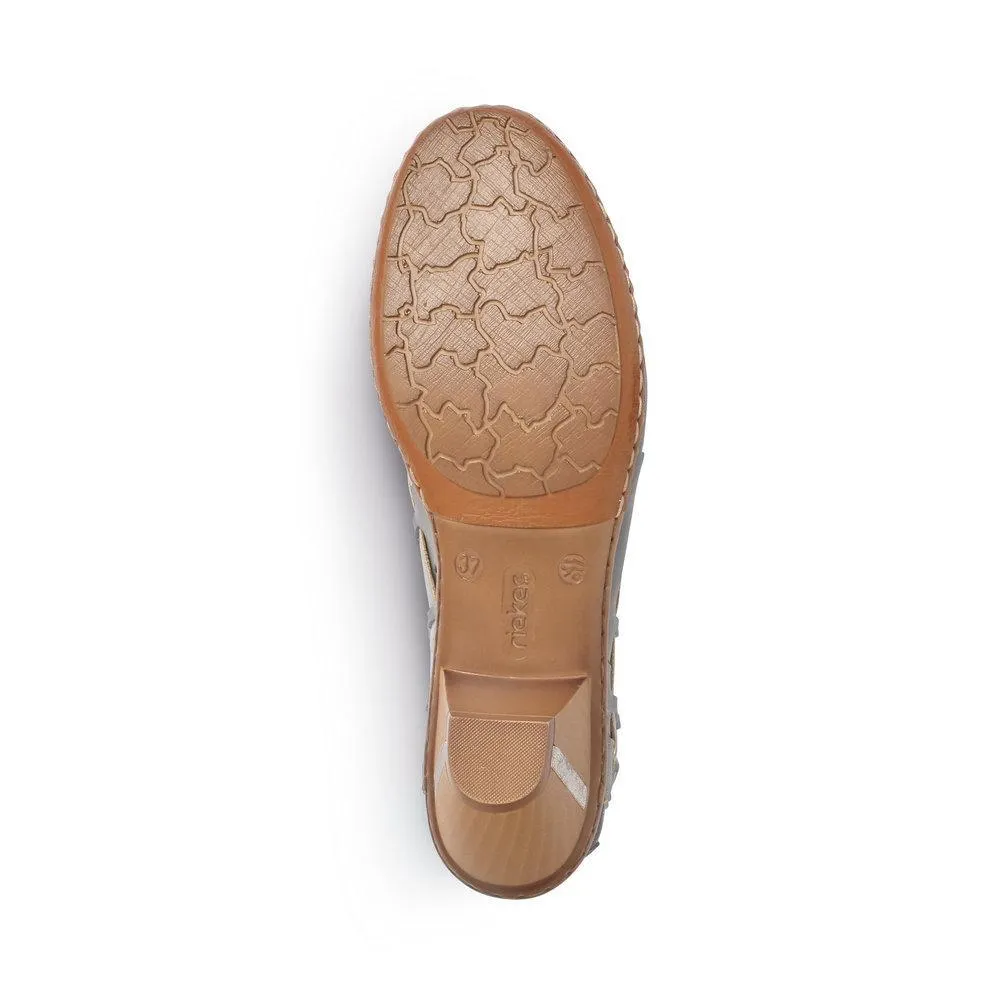 Rieker Femme 46778-13 Sina Bleu/Étain
