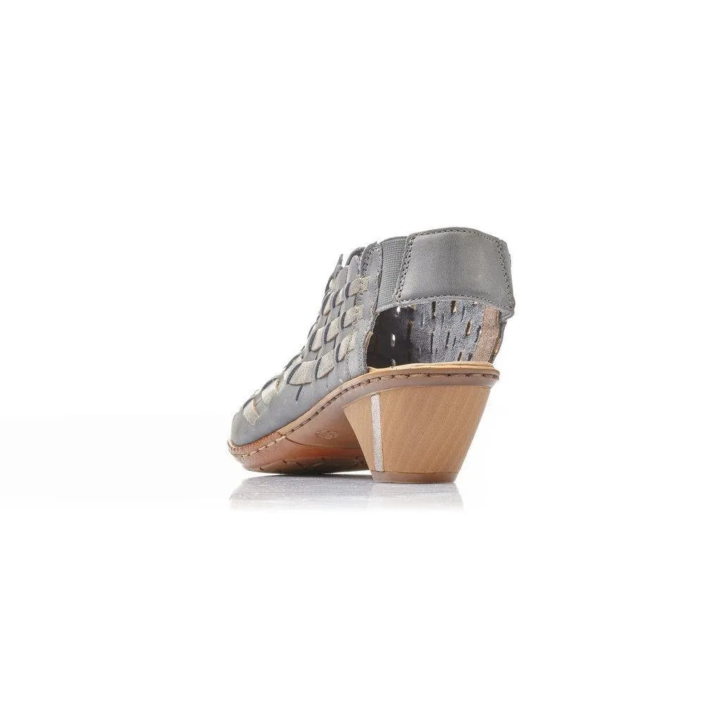 Rieker Femme 46778-13 Sina Bleu/Étain