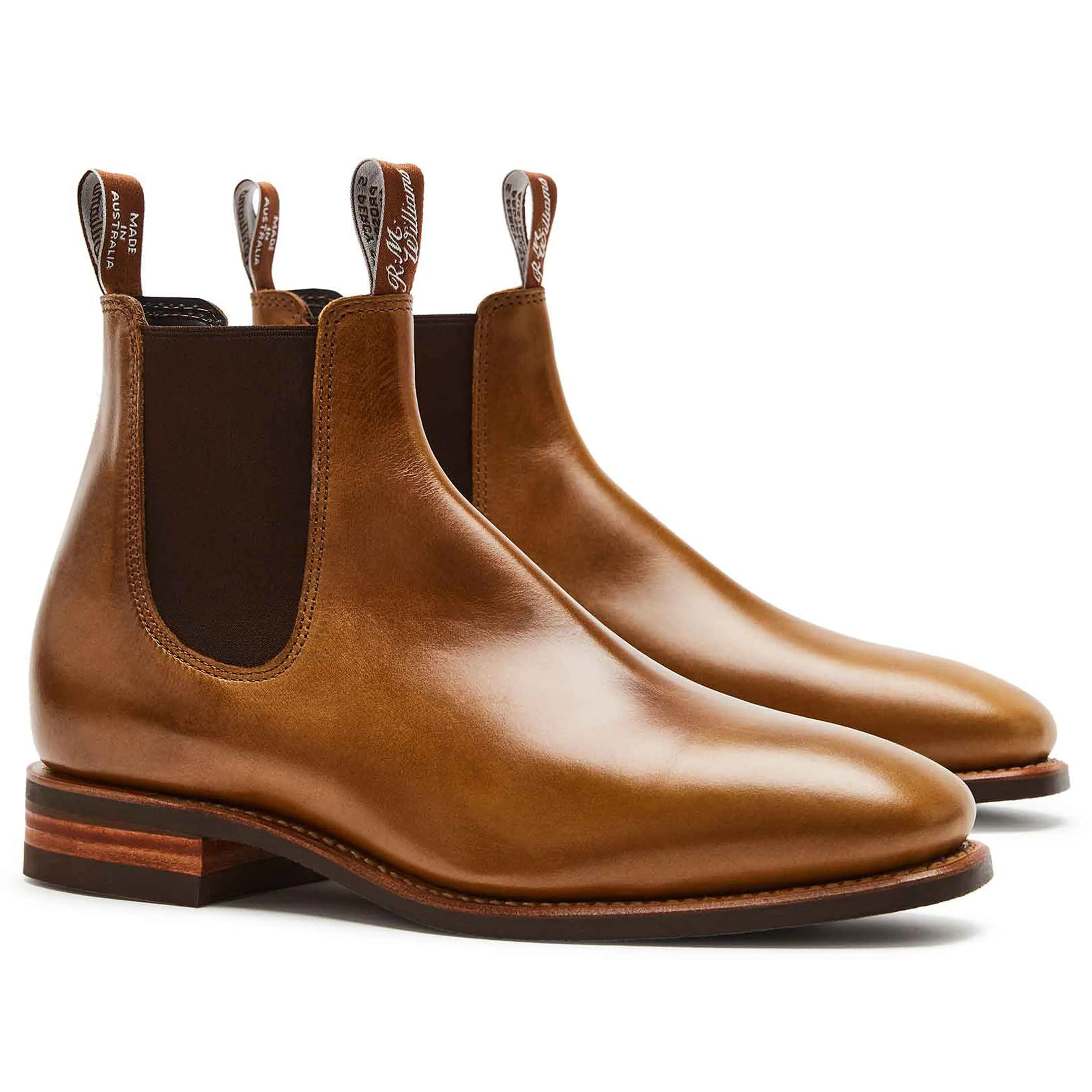 R.M. Williams Comfort Craftsman Largeur H Caramel