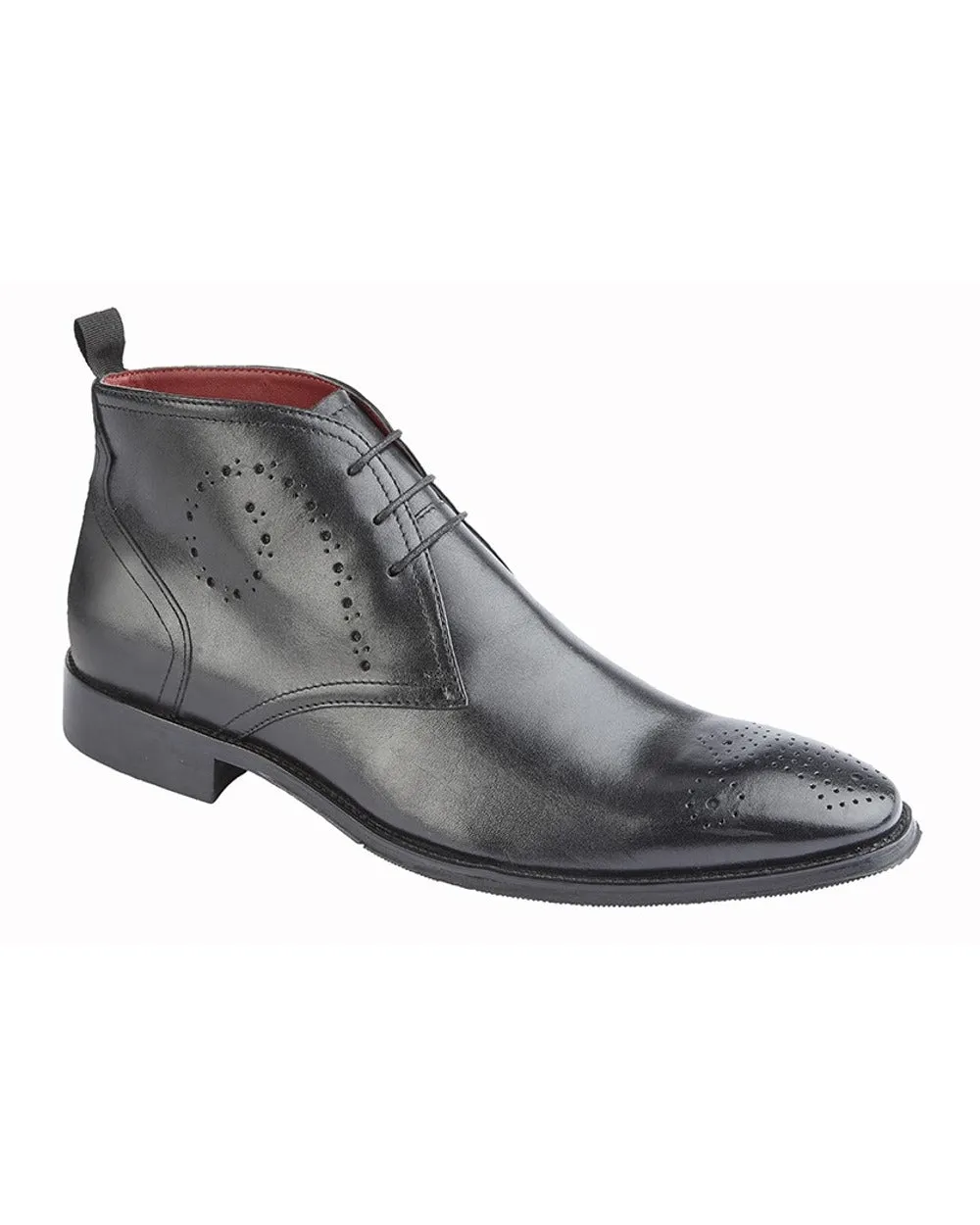 Bottes de mode Richelieu à trois œillets pour hommes Roamers Chaussures