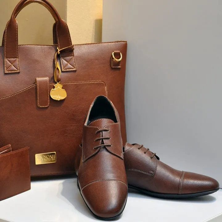 Roberto Cuir Végan Nappa pour Homme | Marron