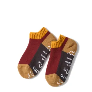 Rototo Pile Sockslipper Gold / Maroon Shoes Rototo