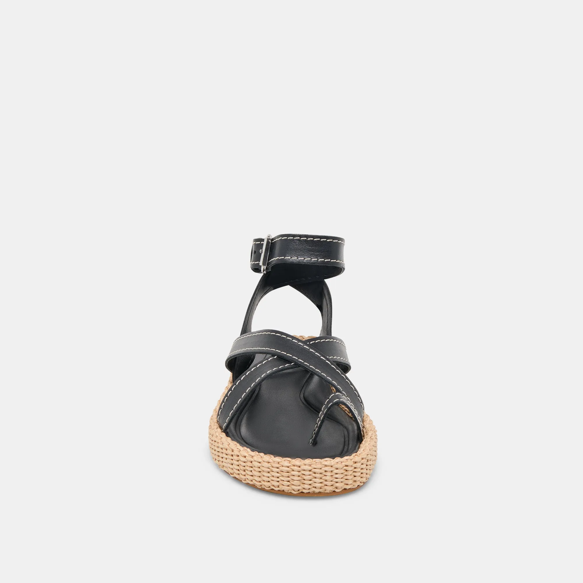 SANDALES ROXIE EN CUIR NOIR