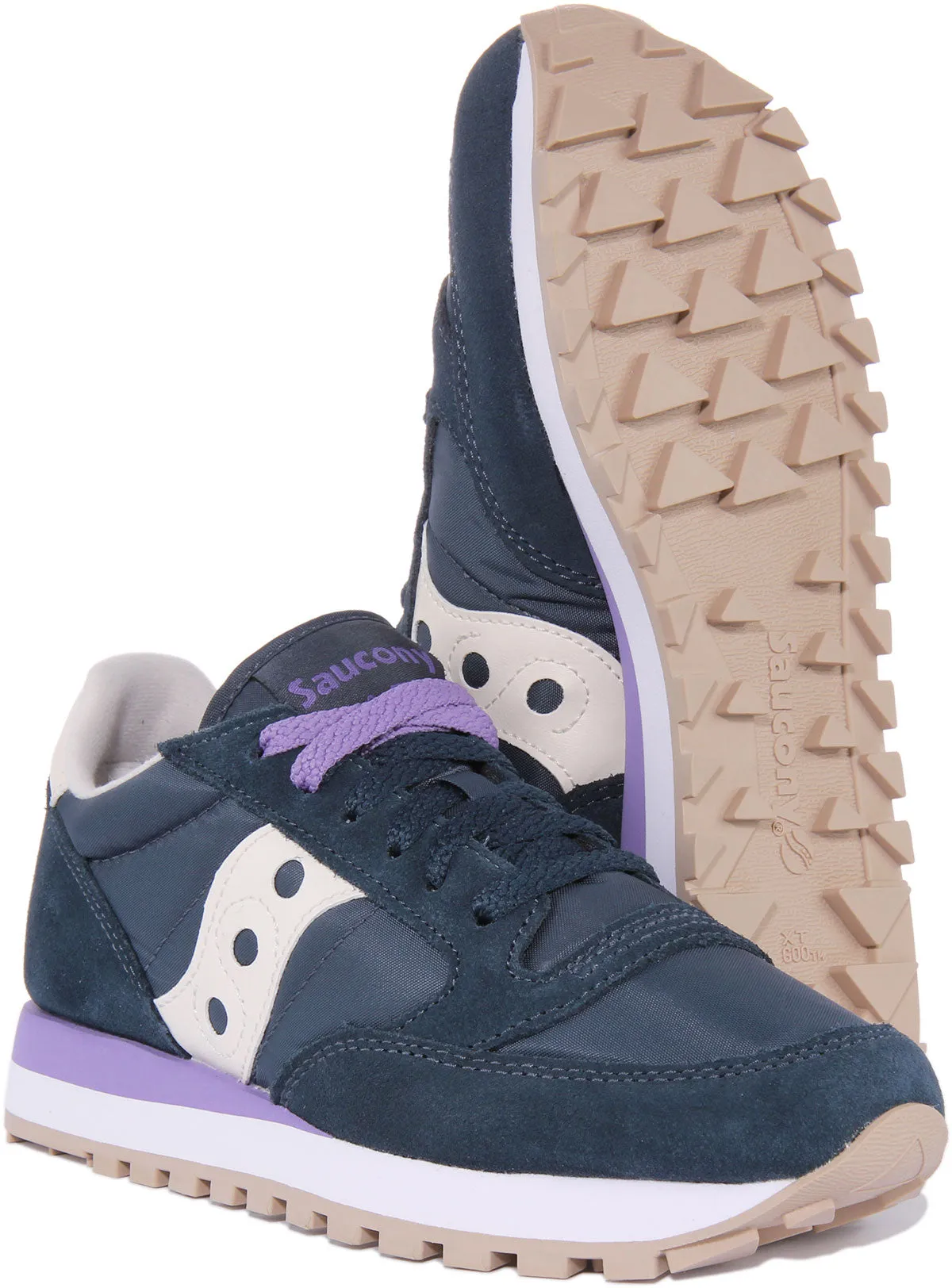 Saucony Jazz Original En Marine Pour Femmes Chaussures Saucony