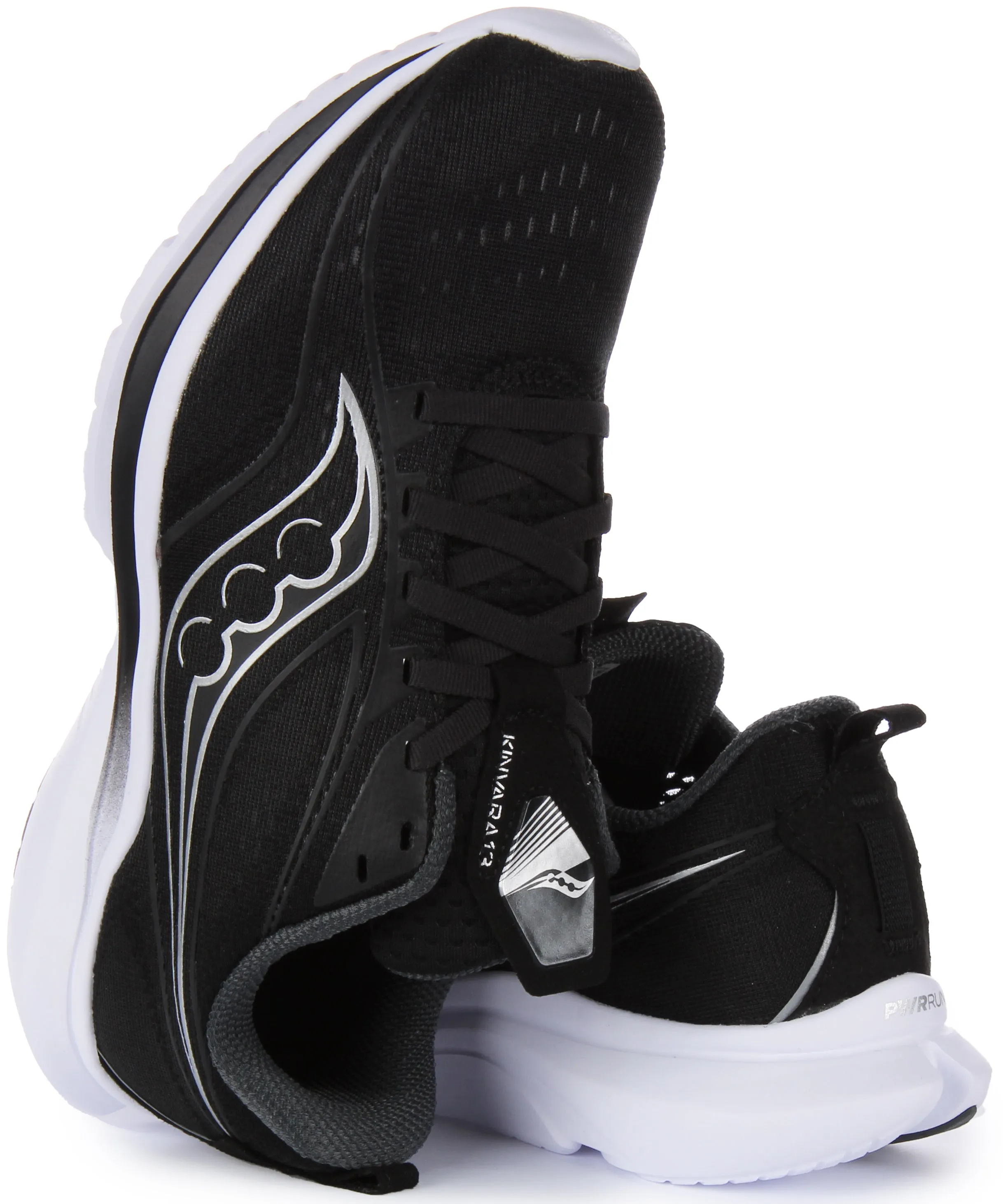 Saucony Kinvara 13 En Noir Argent Pour Femmes Chaussures Saucony