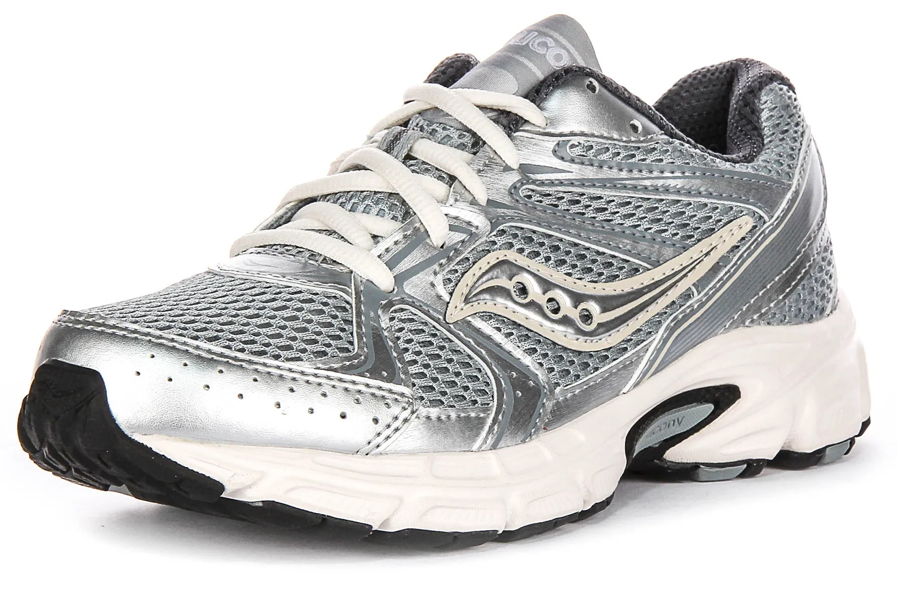 Saucony Ride Millennium en argent blanc pour femmes Chaussures Saucony