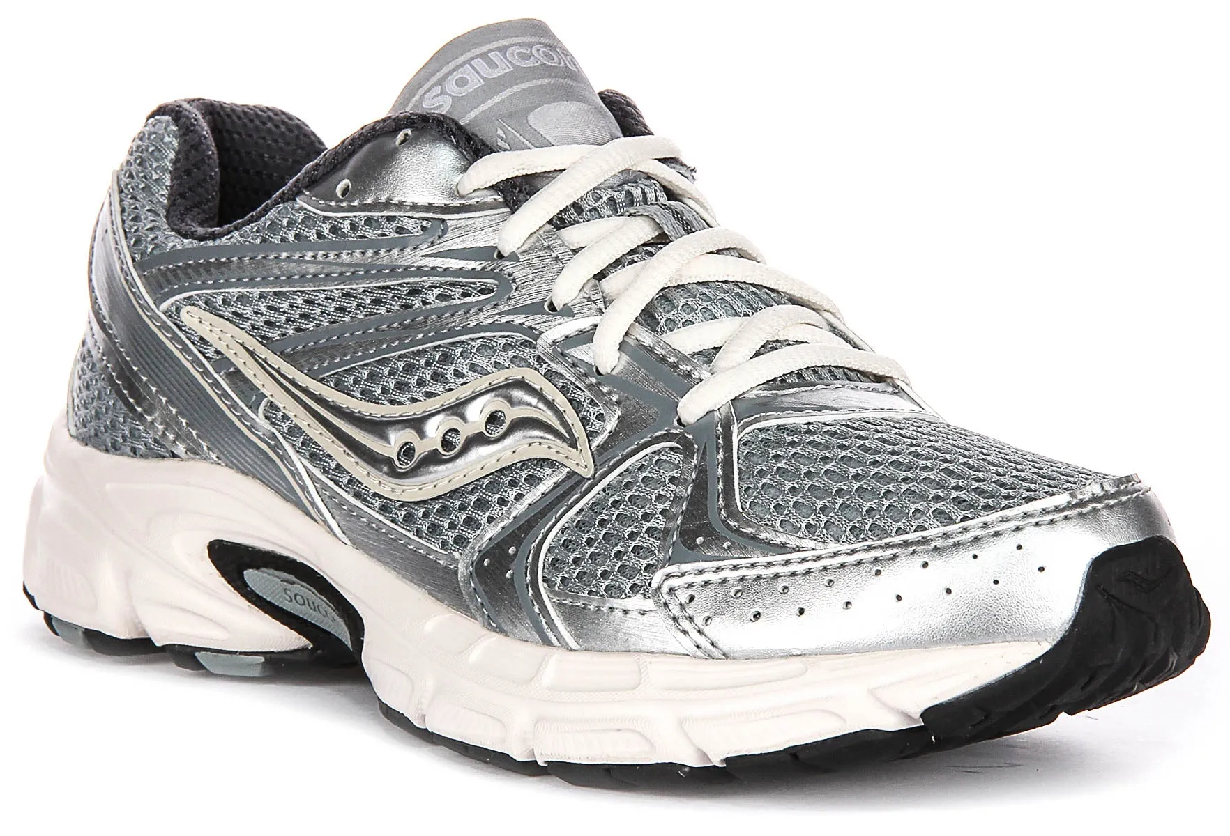 Saucony Ride Millennium en argent blanc pour femmes Chaussures Saucony