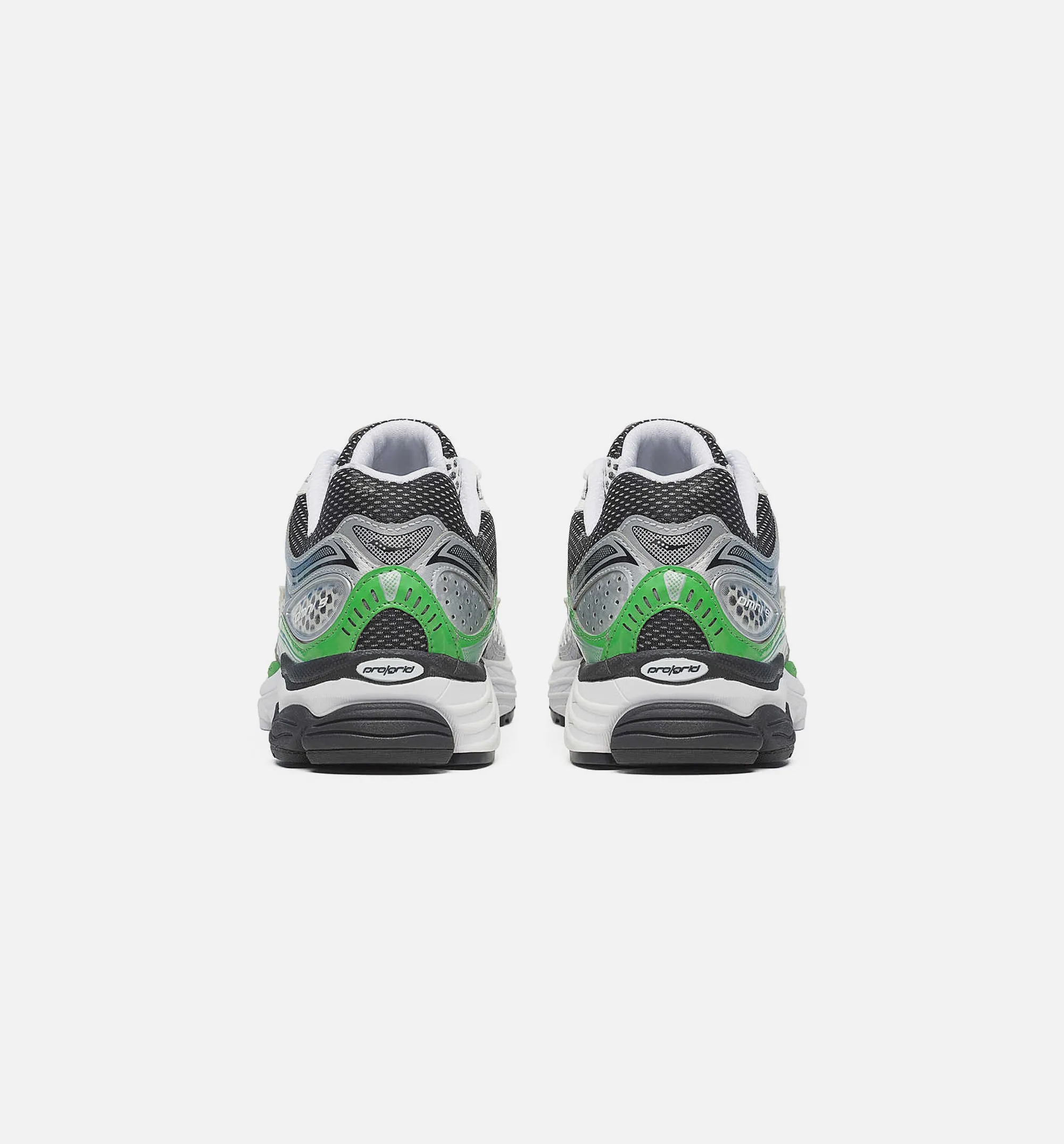 Chaussures de style de vie pour hommes Saucony Progrid Omni 9 - Argent/Vert