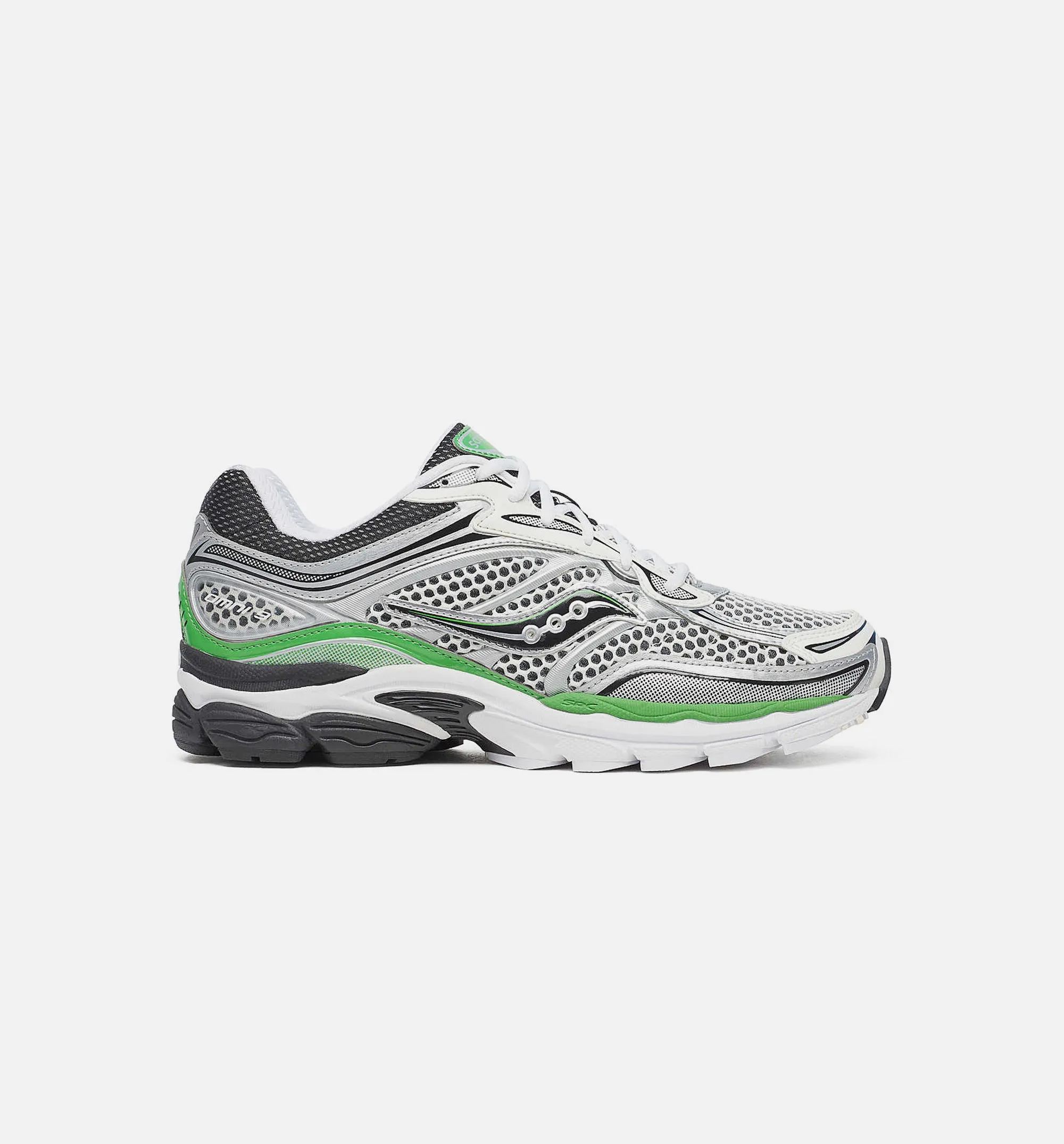 Chaussures de style de vie pour hommes Saucony Progrid Omni 9 - Argent/Vert