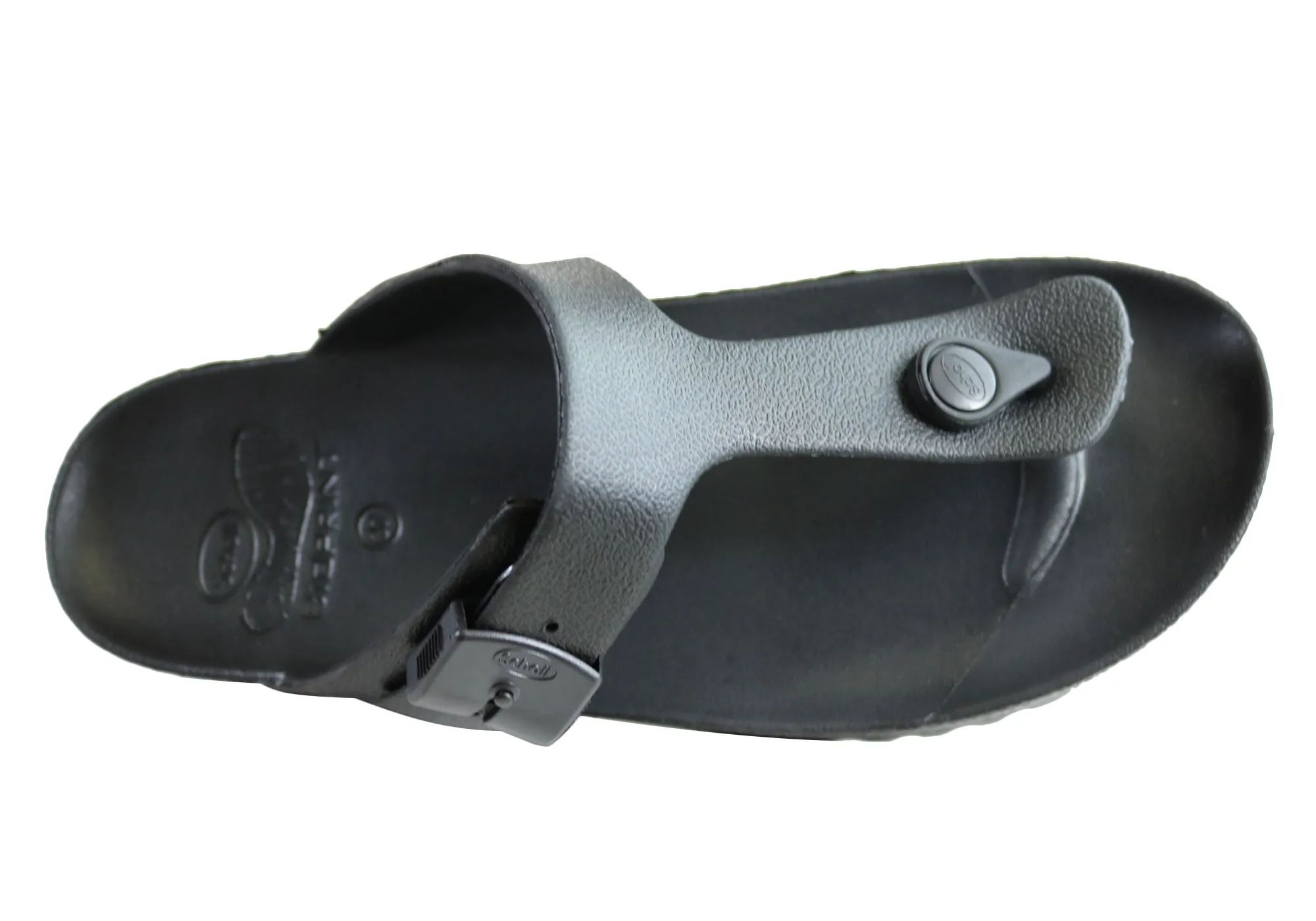 Sandales Scholl Bioprint Bahia confortables pour femmes, tongs orthopédiques Scholl Orthaheel