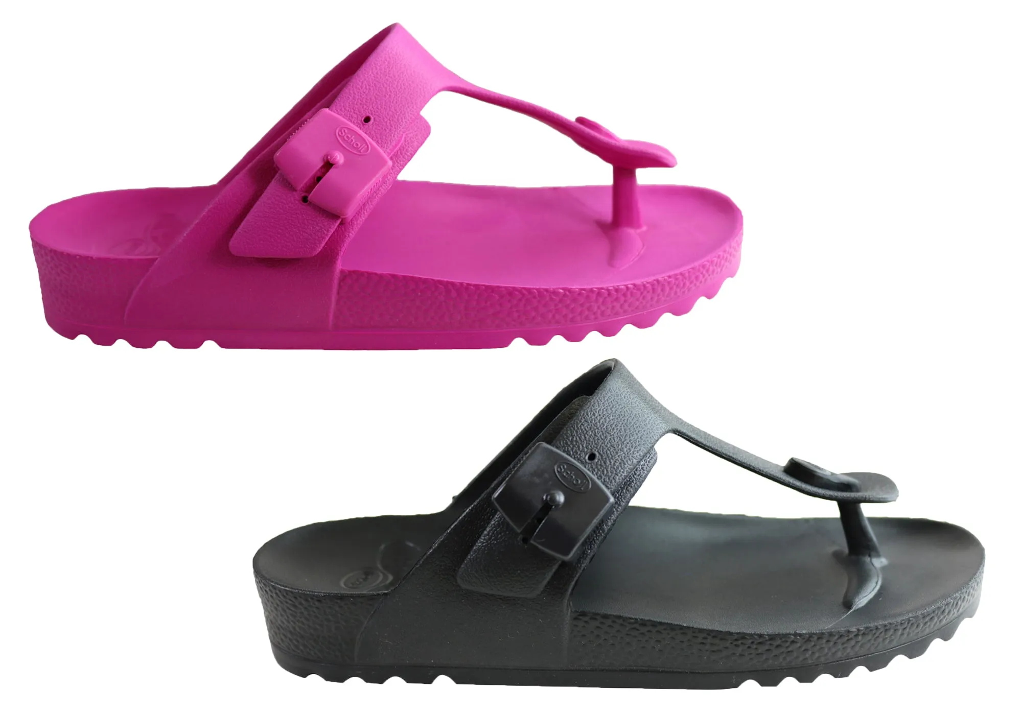 Sandales Scholl Bioprint Bahia confortables pour femmes, tongs orthopédiques Scholl Orthaheel
