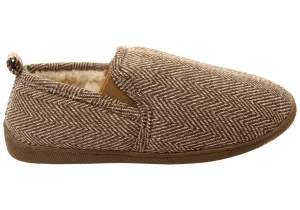 Scholl Orthaheel Gary Mens Comfortable Supportive Indoor Slippers Scholl Orthaheel Shoes