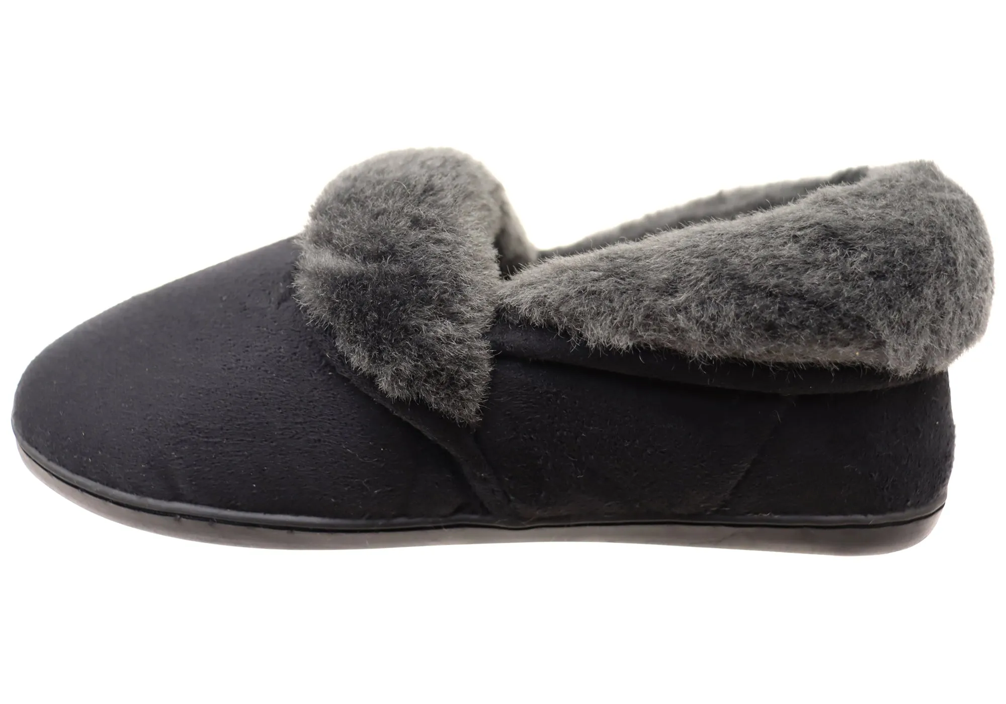 Chaussons d'intérieur confortables et soutenus pour femmes Scholl Orthaheel Snuggle II - Chaussures Scholl Orthaheel