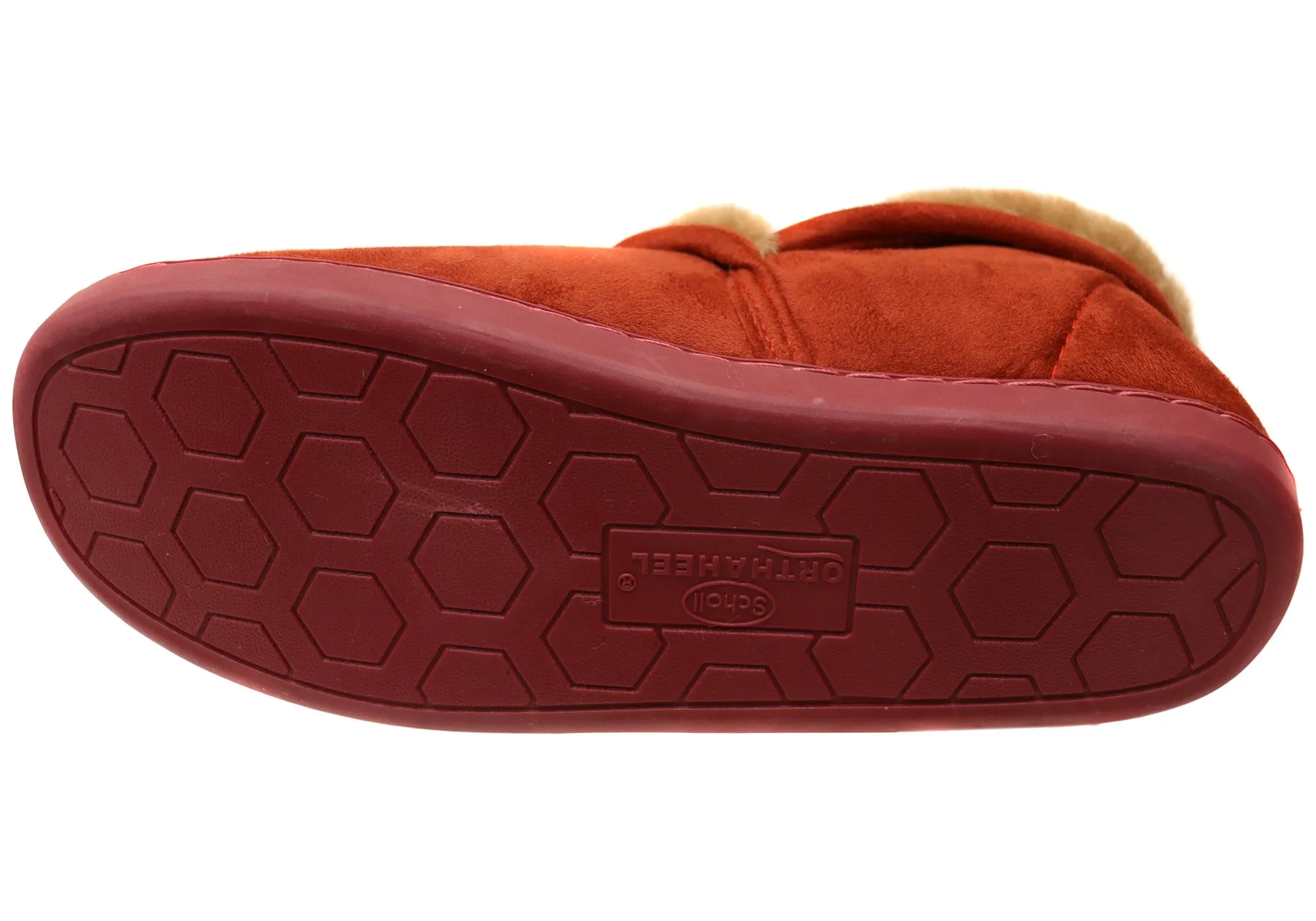 Chaussons d'intérieur confortables et soutenus pour femmes Scholl Orthaheel Snuggle II - Chaussures Scholl Orthaheel