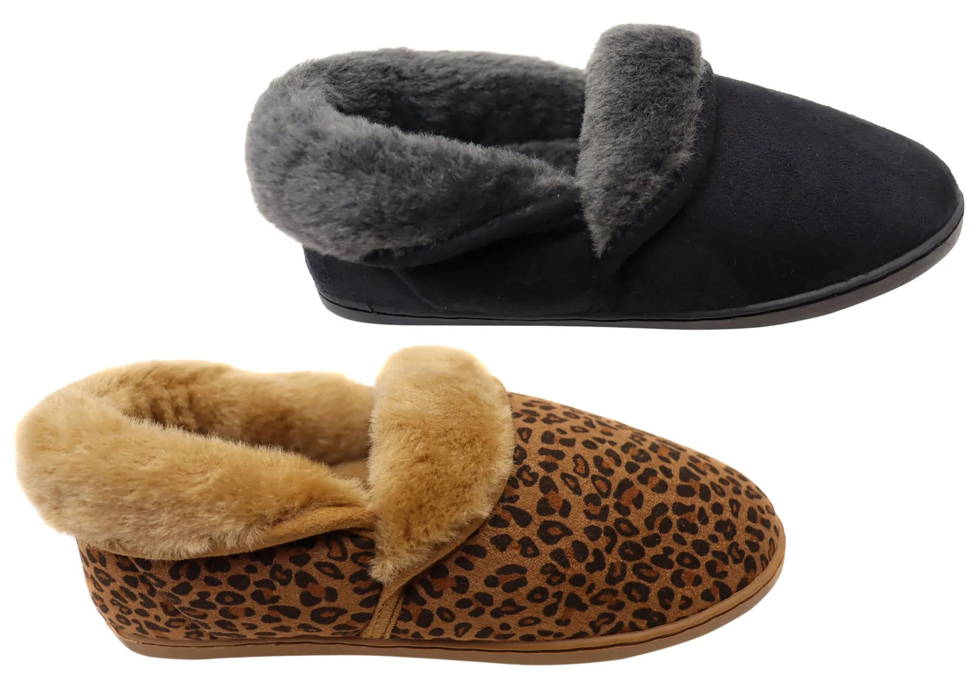 Chaussons d'intérieur confortables et soutenus pour femmes Scholl Orthaheel Snuggle II - Chaussures Scholl Orthaheel