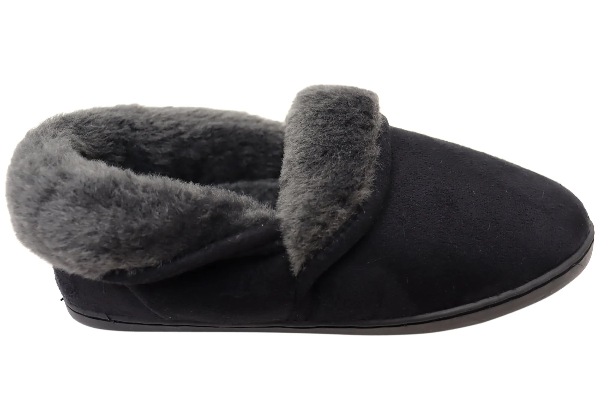 Chaussons d'intérieur confortables et soutenus pour femmes Scholl Orthaheel Snuggle II - Chaussures Scholl Orthaheel