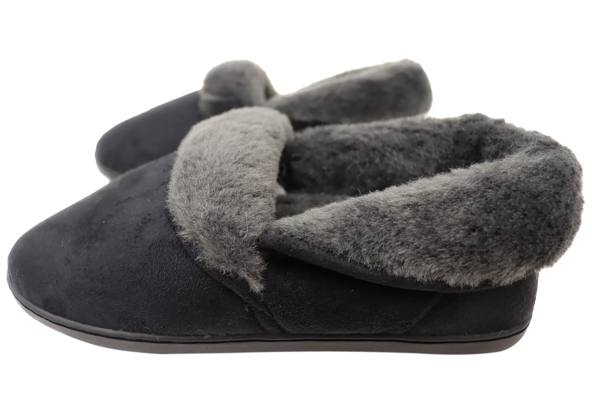Chaussons d'intérieur confortables et soutenus pour femmes Scholl Orthaheel Snuggle II - Chaussures Scholl Orthaheel