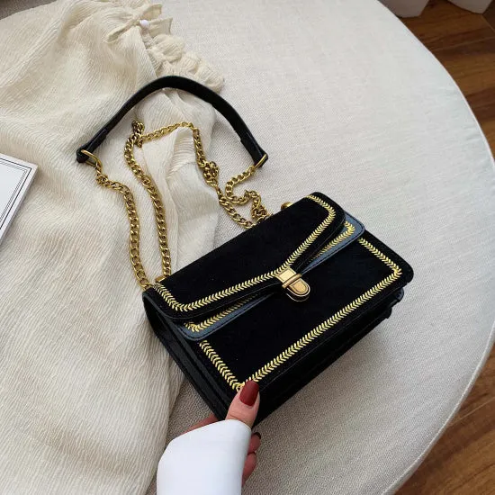 Sacs Bandoulière en Cuir Brossé pour Femmes 2020, Sac Messager à Chaîne, Sac à Main de Voyage Luxe pour Dame, Sacs et Pochettes Fashion Nova