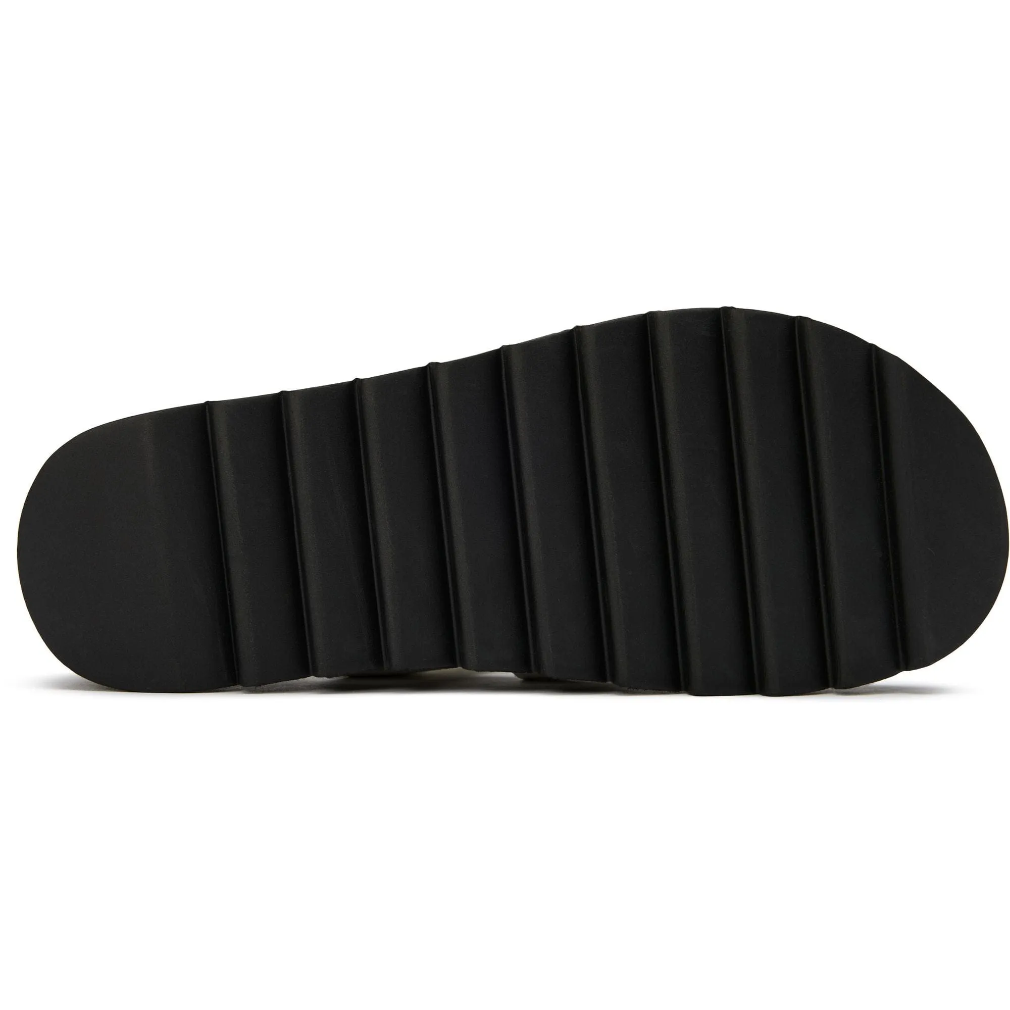 Sandales slides en similicuir vegan pour femmes Shea | Naturel