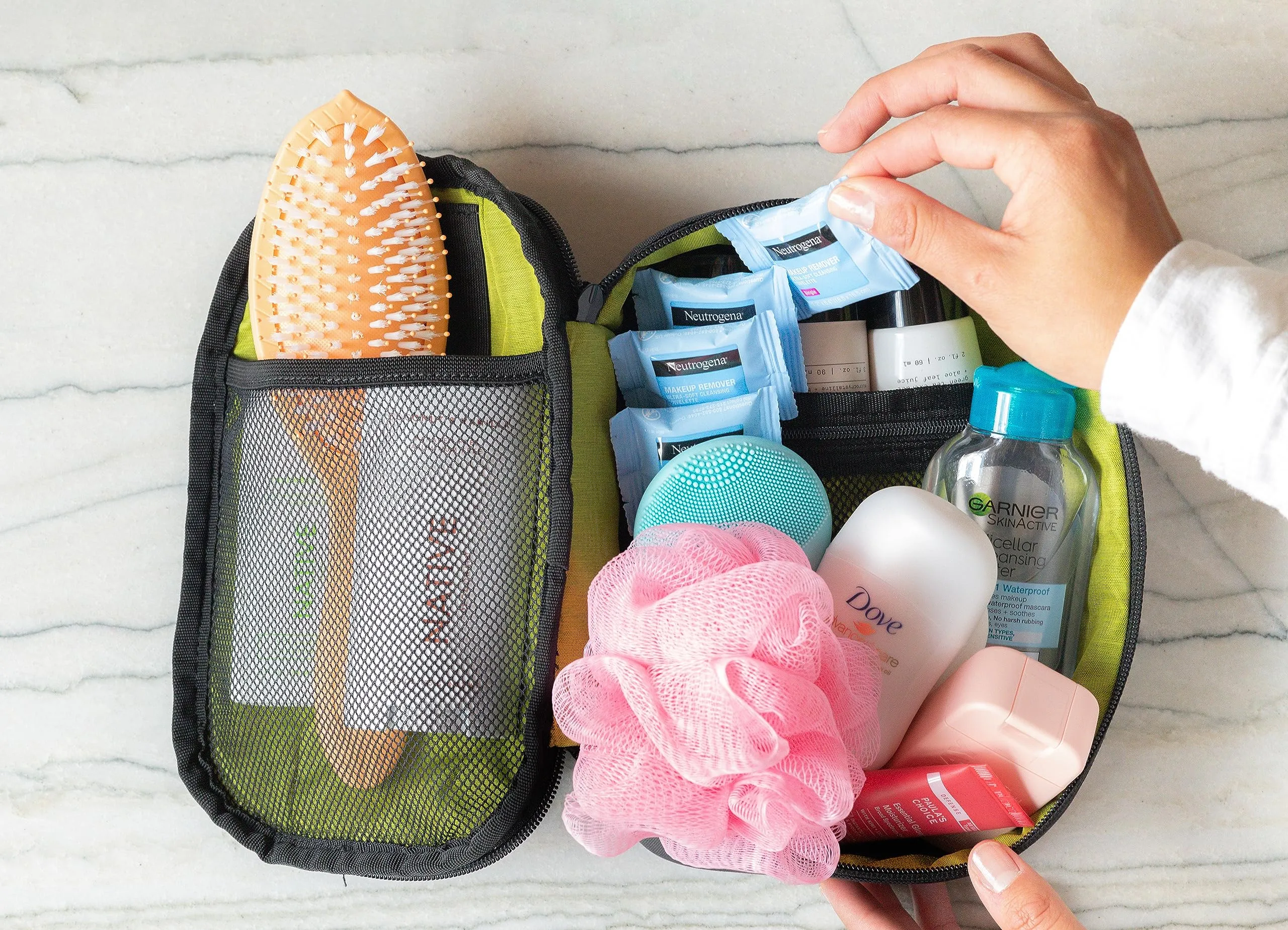 Sherpani Atlas, Accessoire de Voyage, Sac Organisateur pour Câbles Technologiques et Articles de Toilette pour Femmes Sherpani