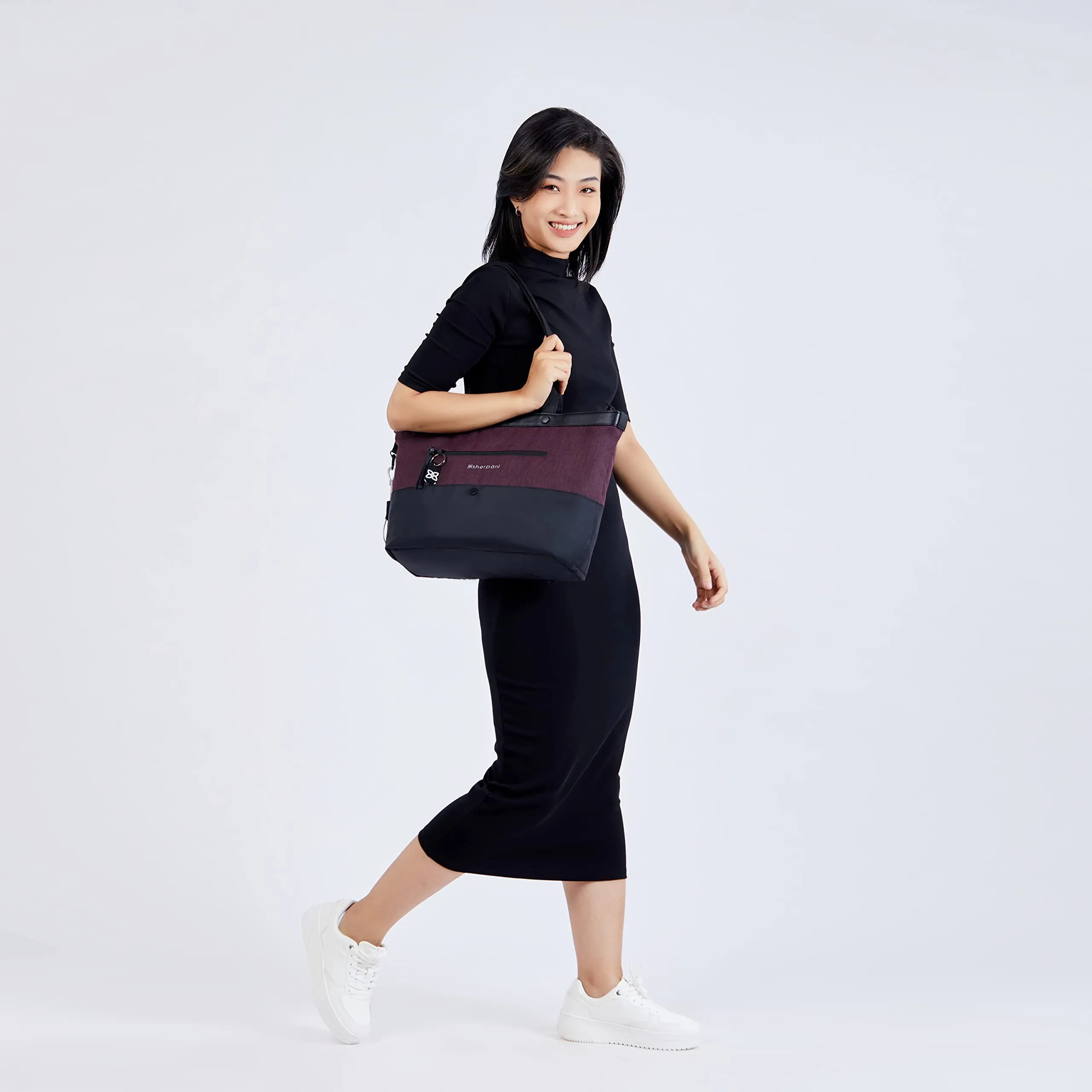 Sherpani Cali, Sac Fourre-Tout Anti-Vol, Sac de Voyage, Sac à Main, Sac pour Enseignante, Sac Fourre-Tout pour Femmes, Compatible avec Ordinateur Portable 15 Pouces (Sans Housse) Bags Sherpani