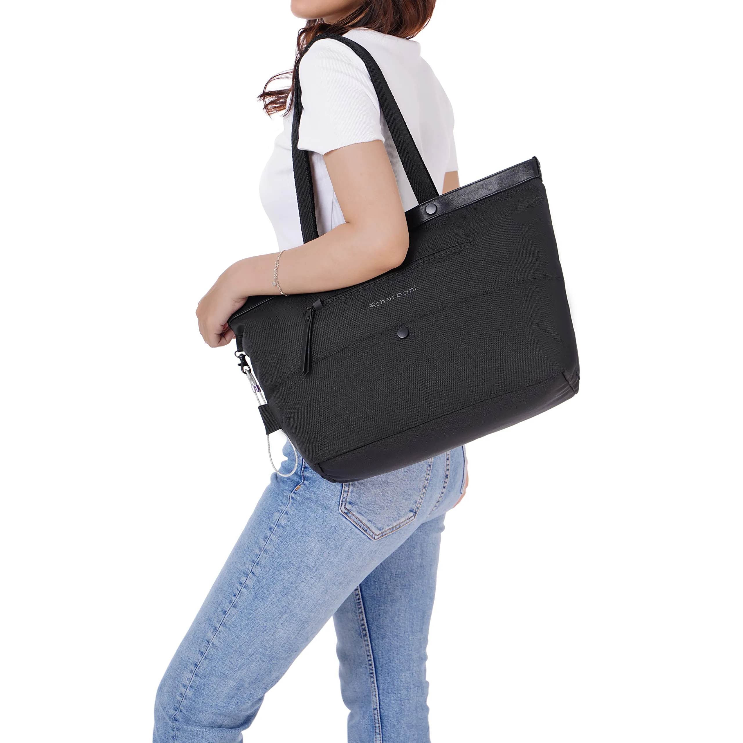 Sherpani Cali, Sac Fourre-Tout Anti-Vol, Sac de Voyage, Sac à Main, Sac pour Enseignante, Sac Fourre-Tout pour Femmes, Compatible avec Ordinateur Portable 15 Pouces (Sans Housse) Bags Sherpani