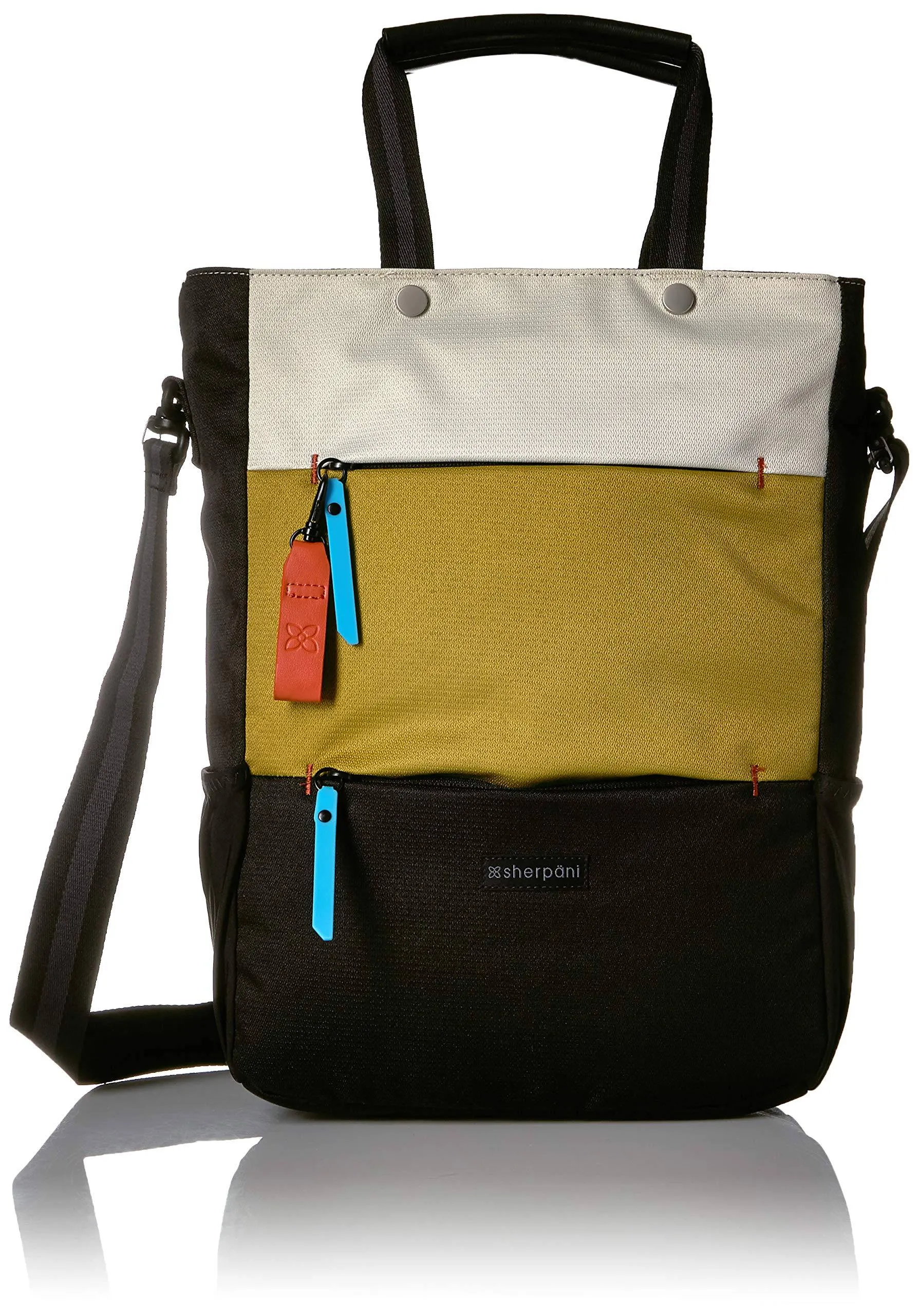 Sherpani Camden, Sac Nylon Convertible Sac à Dos Tote, Sac Tote, Sac Bandoulière pour Femmes, Protection RFID, Sac pour Ordinateur Portable 15 Pouces Sherpani