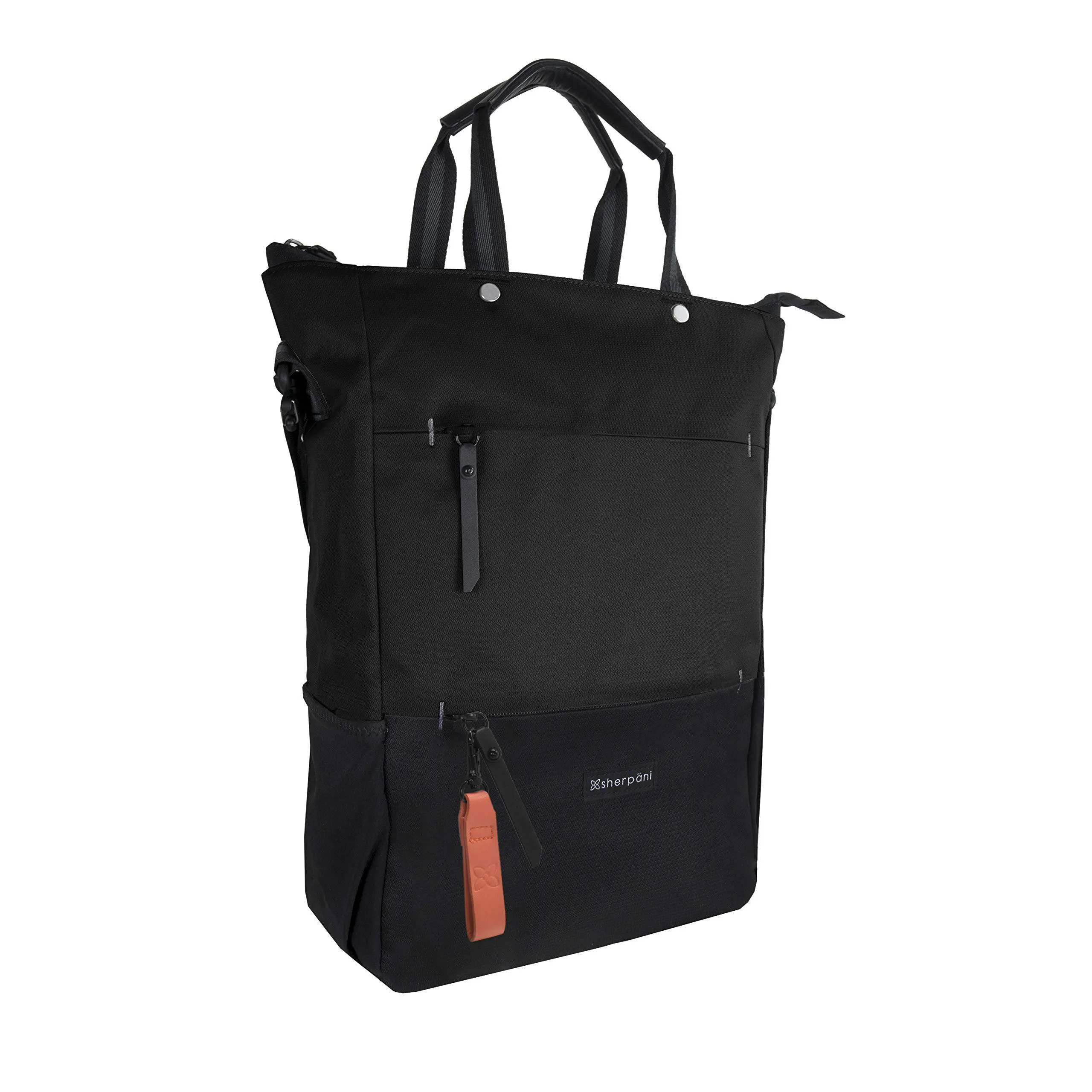 Sherpani Camden, Sac Nylon Convertible Sac à Dos Tote, Sac Tote, Sac Bandoulière pour Femmes, Protection RFID, Sac pour Ordinateur Portable 15 Pouces Sherpani