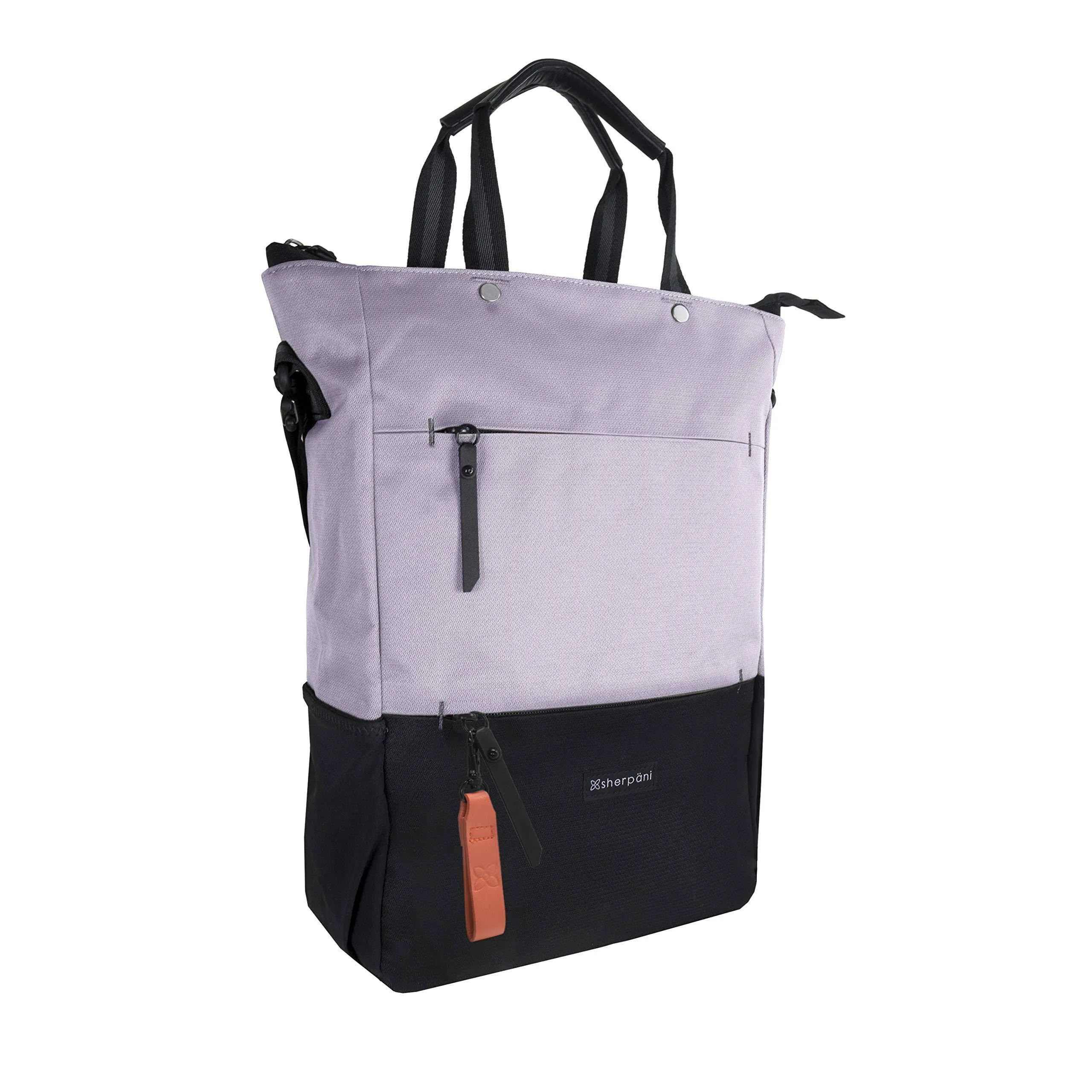 Sherpani Camden, Sac Nylon Convertible Sac à Dos Tote, Sac Tote, Sac Bandoulière pour Femmes, Protection RFID, Sac pour Ordinateur Portable 15 Pouces Sherpani