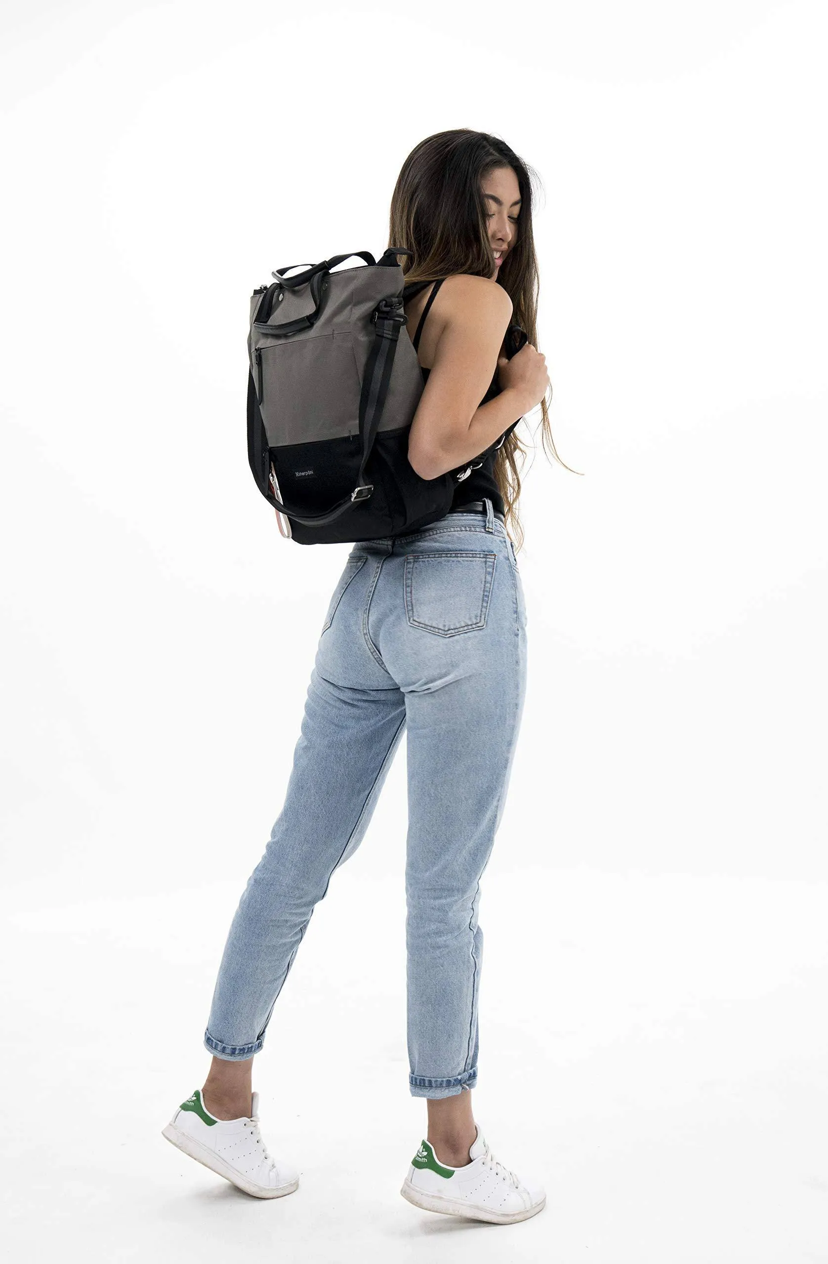 Sherpani Camden, Sac Nylon Convertible Sac à Dos Tote, Sac Tote, Sac Bandoulière pour Femmes, Protection RFID, Sac pour Ordinateur Portable 15 Pouces Sherpani