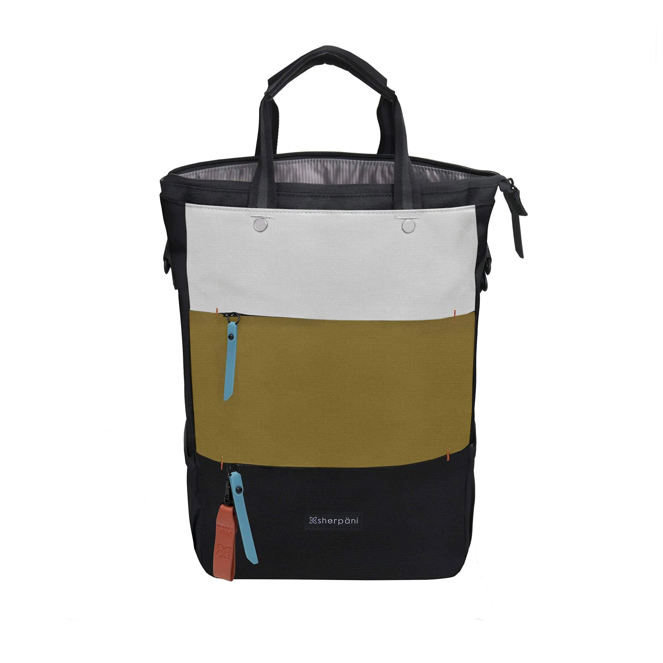 Sherpani Camden, Sac Nylon Convertible Sac à Dos Tote, Sac Tote, Sac Bandoulière pour Femmes, Protection RFID, Sac pour Ordinateur Portable 15 Pouces Sherpani