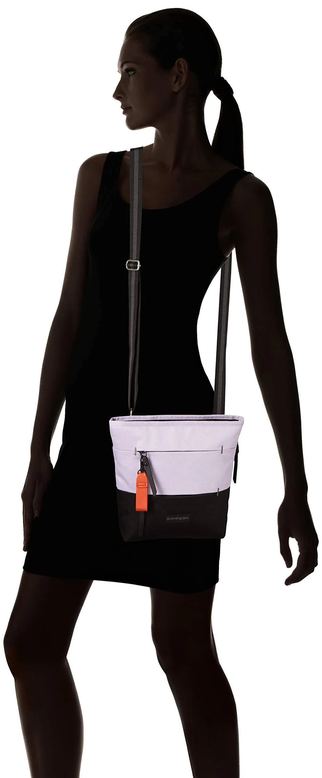 Sac bandoulière Sherpani Sadie en nylon recyclé, sac messager essentiel, sac à bandoulière moyen pour femmes, sacs avec protection RFID Sherpani