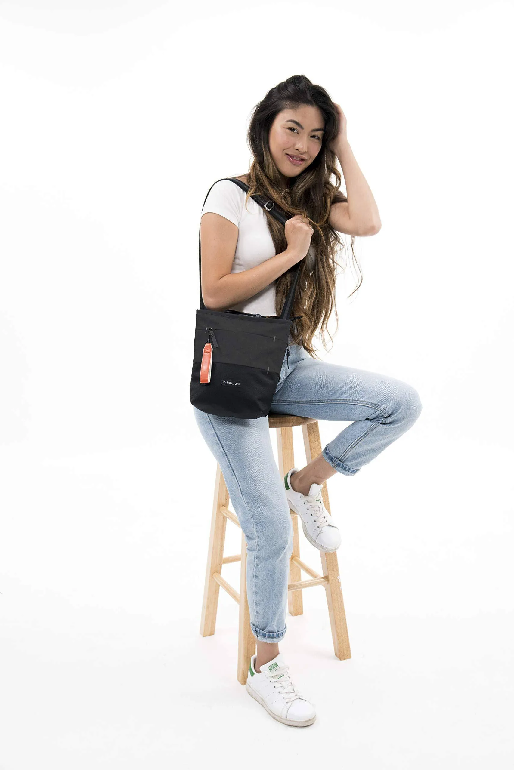 Sac bandoulière Sherpani Sadie en nylon recyclé, sac messager essentiel, sac à bandoulière moyen pour femmes, sacs avec protection RFID Sherpani