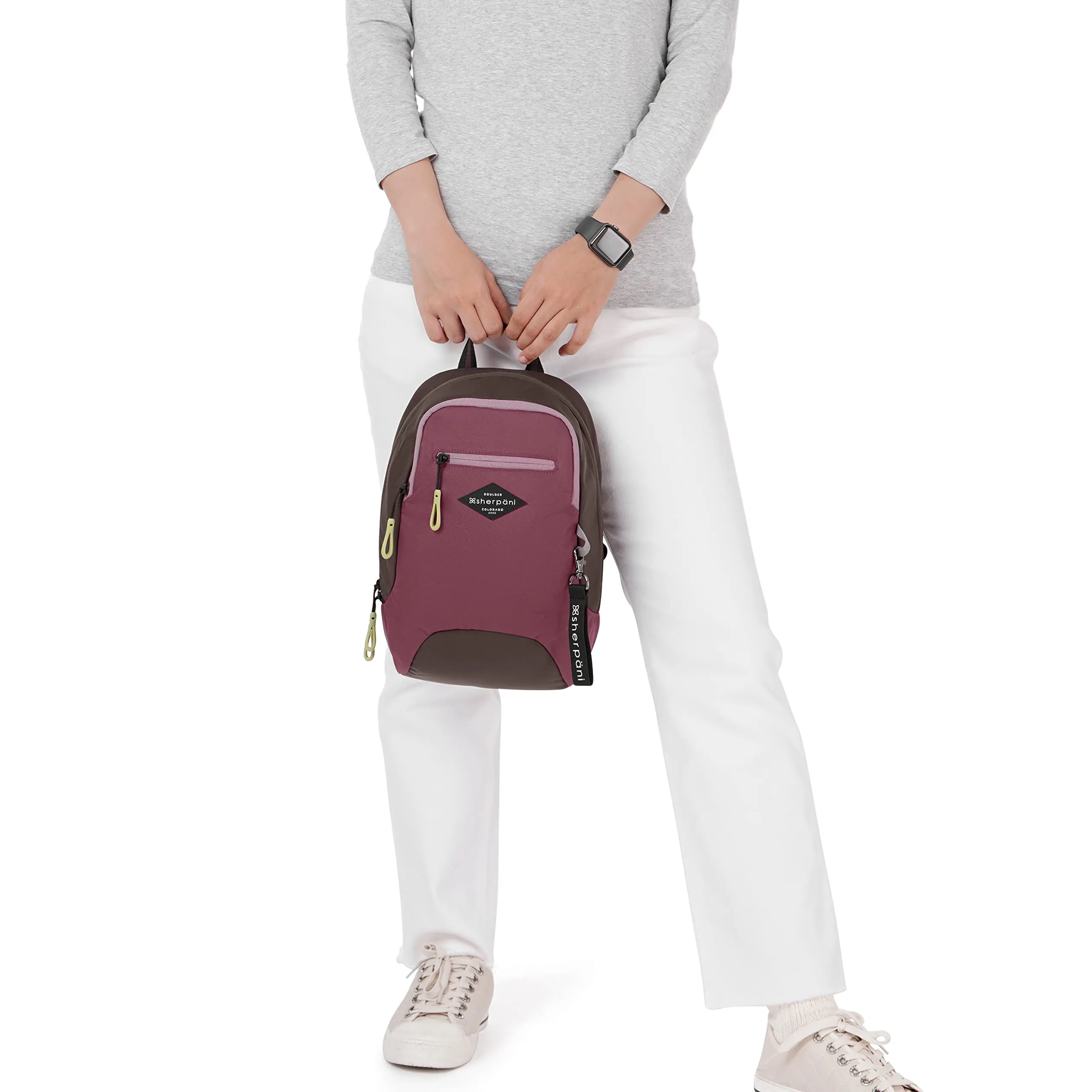 Sherpani Vespa, Mini Sac à Dos pour Femmes, Sac à Dos de Voyage, Protection RFID, Compatible avec les Tablettes de 10 Pouces, Sherpani