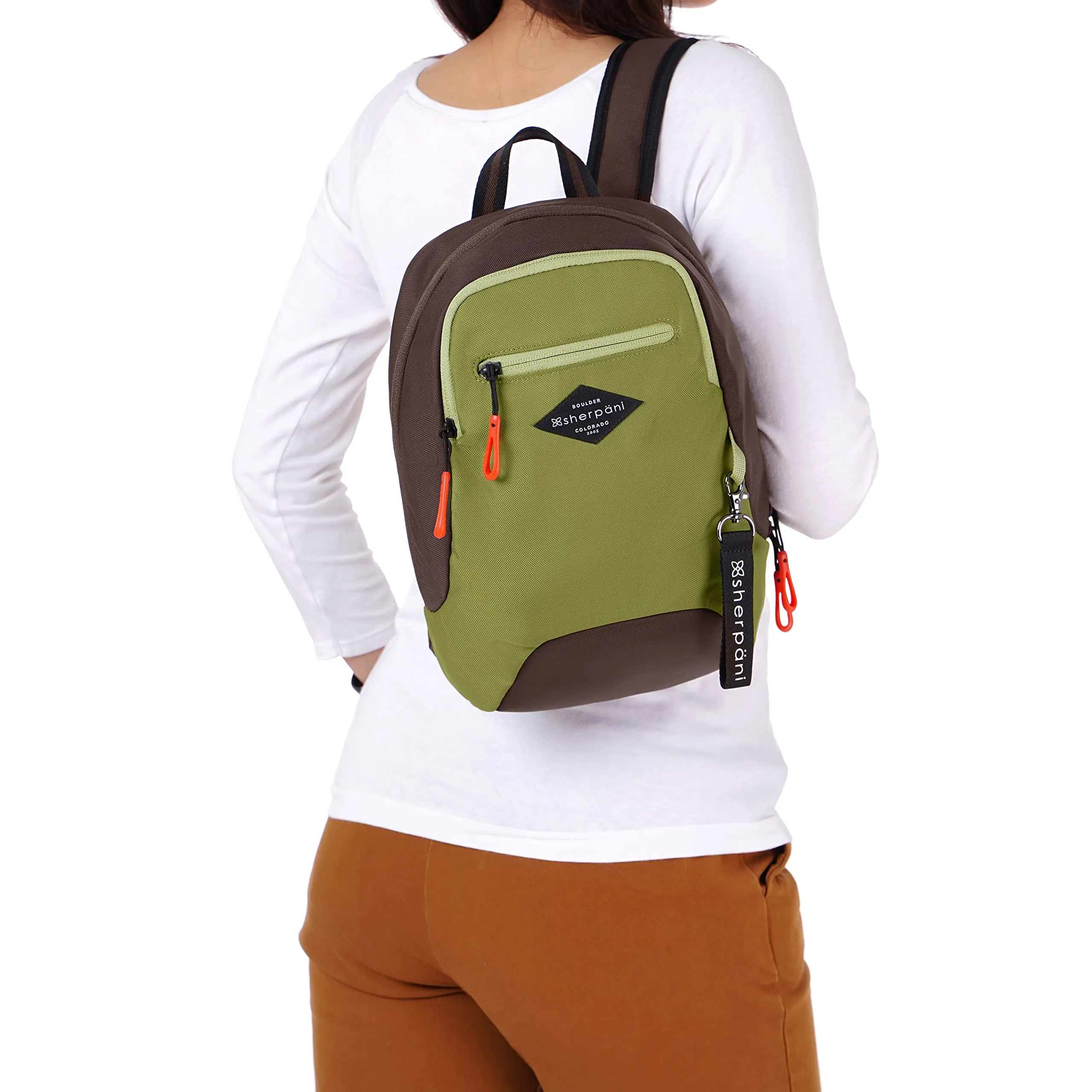 Sherpani Vespa, Mini Sac à Dos pour Femmes, Sac à Dos de Voyage, Protection RFID, Compatible avec les Tablettes de 10 Pouces, Sherpani
